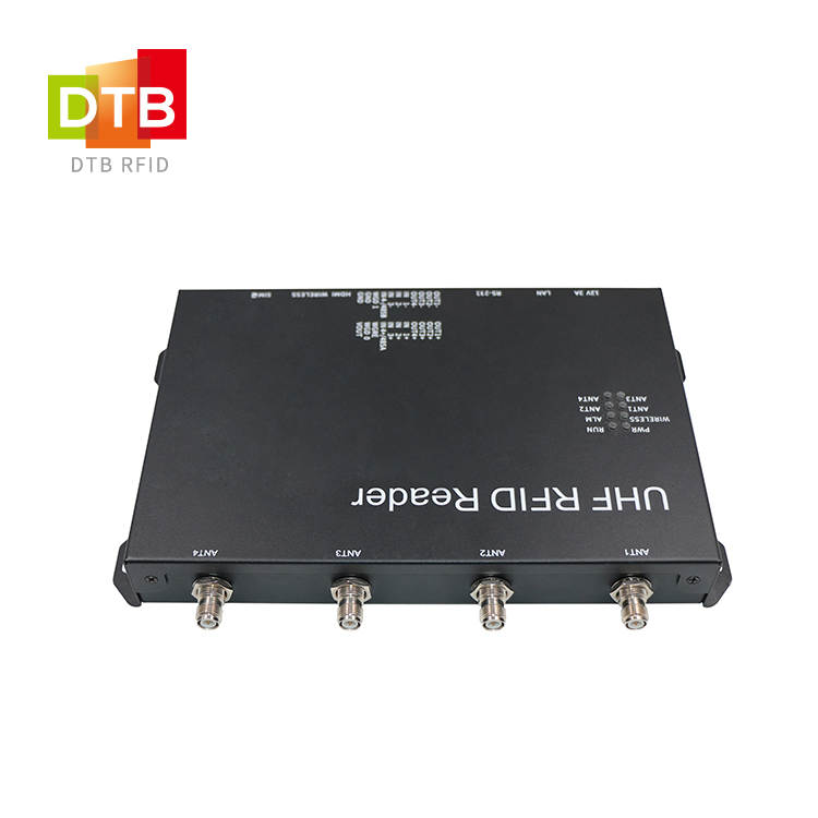 QY-UR40资产管理多通道固定RFID 9-33dBm 4 路TNC 四通道频读写器图片