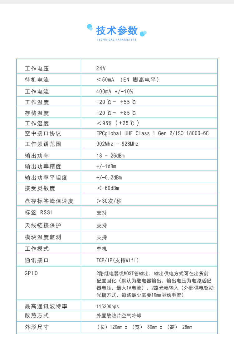板材，木桩RFID超高频标签写卡器即插即用图片