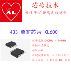 433MHZ 单RF芯片 XL600