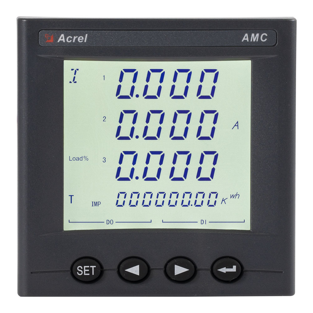 安科瑞三相电流表AMC96L-A13安科瑞电表LED显示可带485通讯开孔92*92mm图片