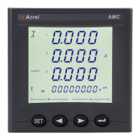 安科瑞三相电流表AMC96L-A13安科瑞电表LED显示可带485通讯开孔92*92mm
