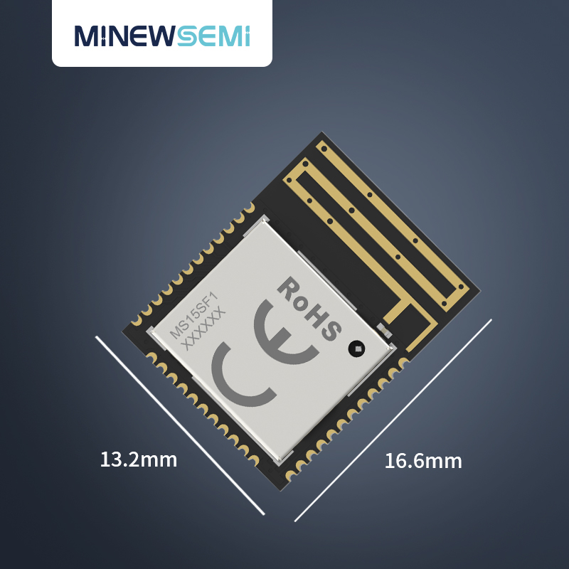 创新微MinewSemi WiFi6 BLE5.3 组合模块MS15SF1支持透传多协议图片