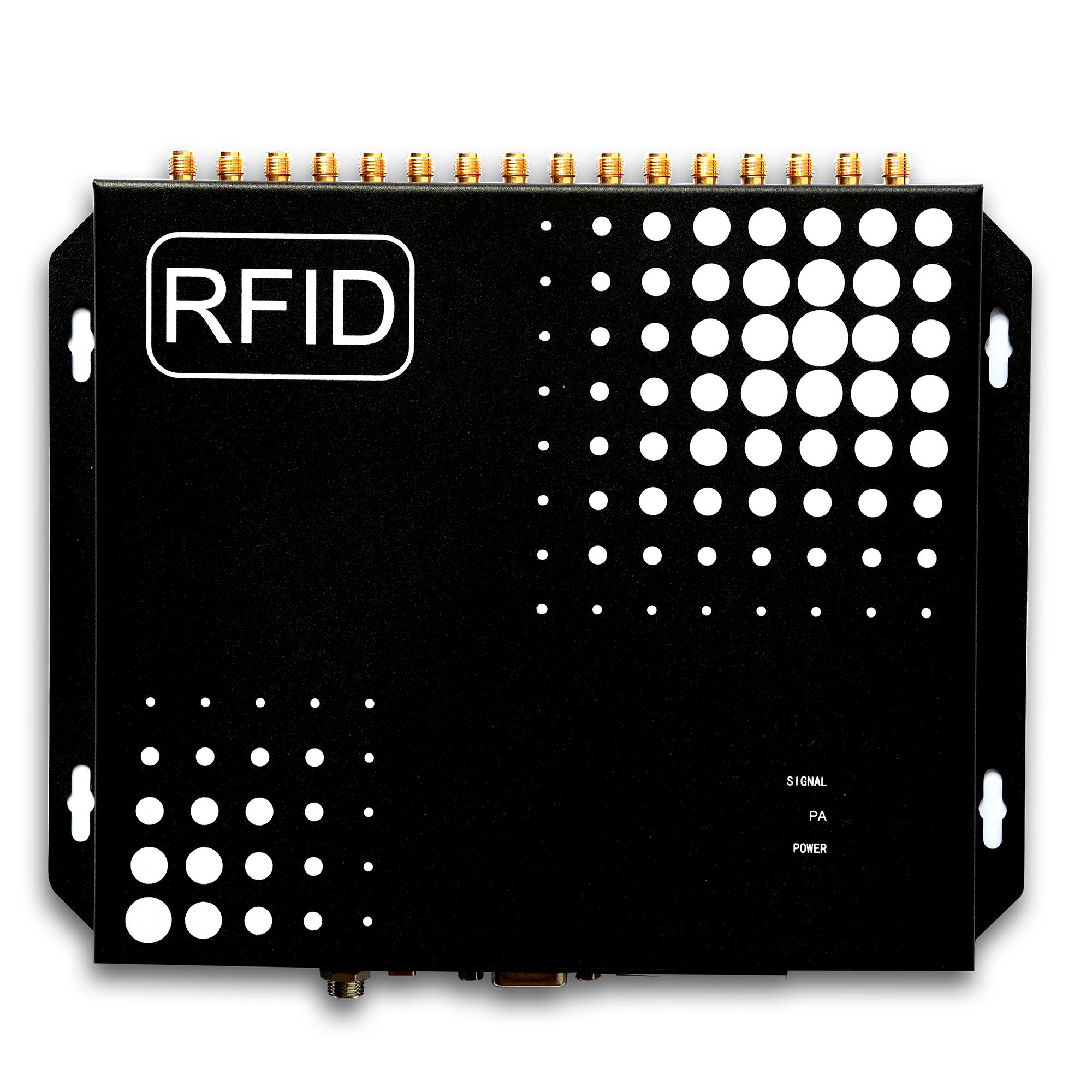 UHF RFID超高频十六通道读写器 档案柜医疗耗材柜18000-6C/6B 国军标GJB7377.1A读写器图片