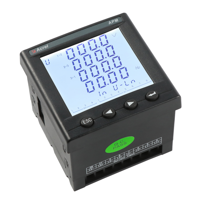 安科瑞智能多回路测控仪APM810 嵌入式电能质量监测仪表 模块化电表图片