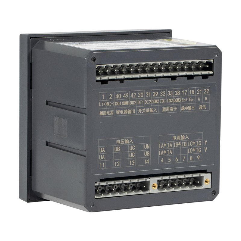安科瑞多功能数字电表AMC96L-E4/KC嵌入式安装液晶面板电力测量仪表图片