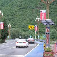 巍泰技术弯道路口预警测速反馈仪雷达解决方案