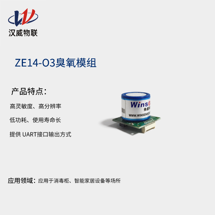 ZE14-O3臭氧传感器模组 自主研发生产销售 价格优惠 精准度高图片