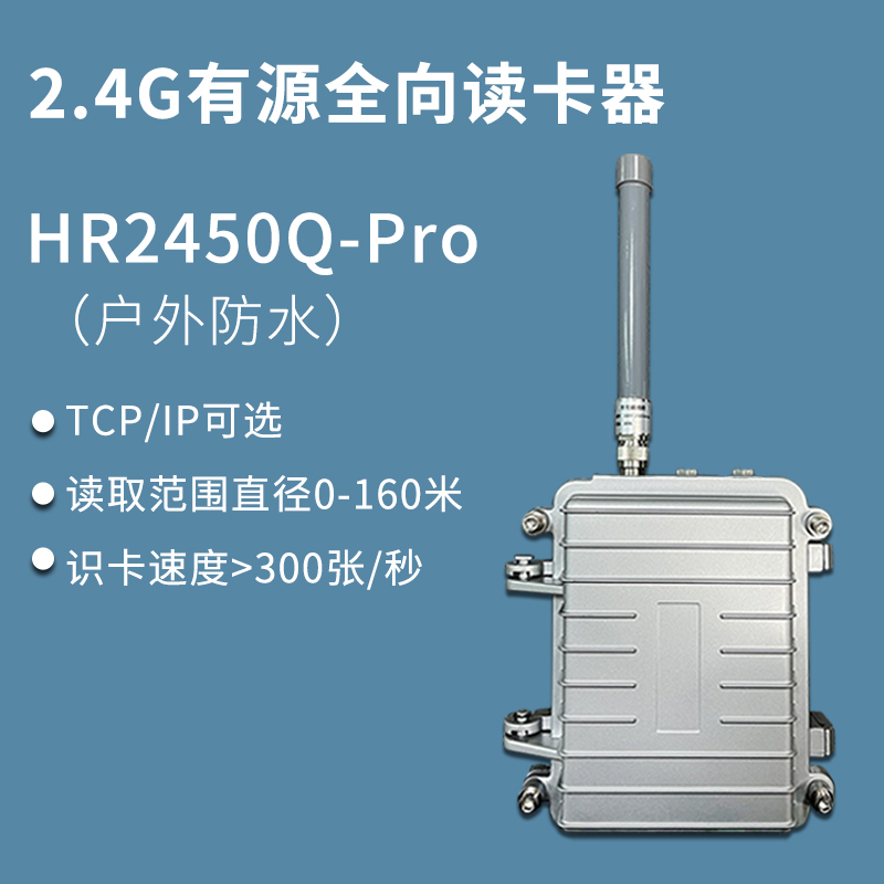 2.4G有源读写器全向远距离rfid4G通讯户外防水人员定位读头标签图片