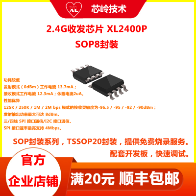 2.4G 单RF芯片 XL2400P