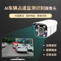 车辆占道监测识别摄像机