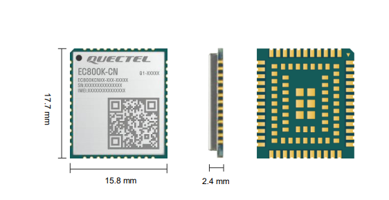 移远通信 LTE4G CAT1模块 EC800K  物联网首选图片