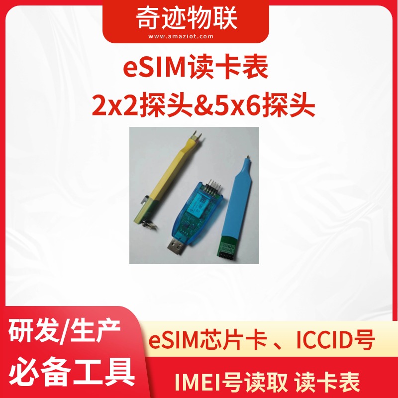 eSIM芯片卡 ICCID号 IMEI号读取 读卡表 研发/生产/运维必备工具图片