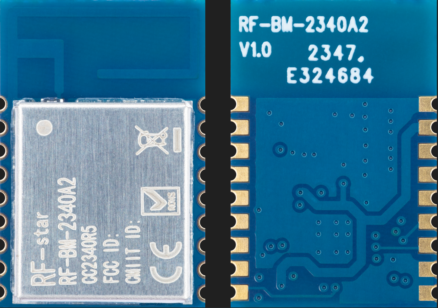 CC2340R5低功耗蓝牙数传模块  小尺寸 串口透传 RF-BM-2340A2图片