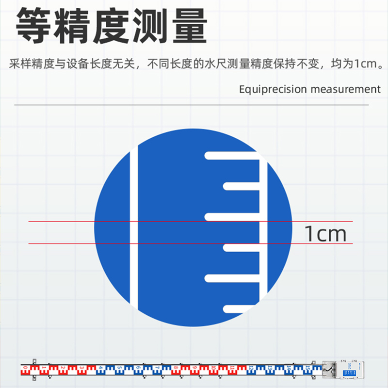 电子水尺传感器水位计远程耐腐蚀高精度防汛水文水深测量尺EWG图片