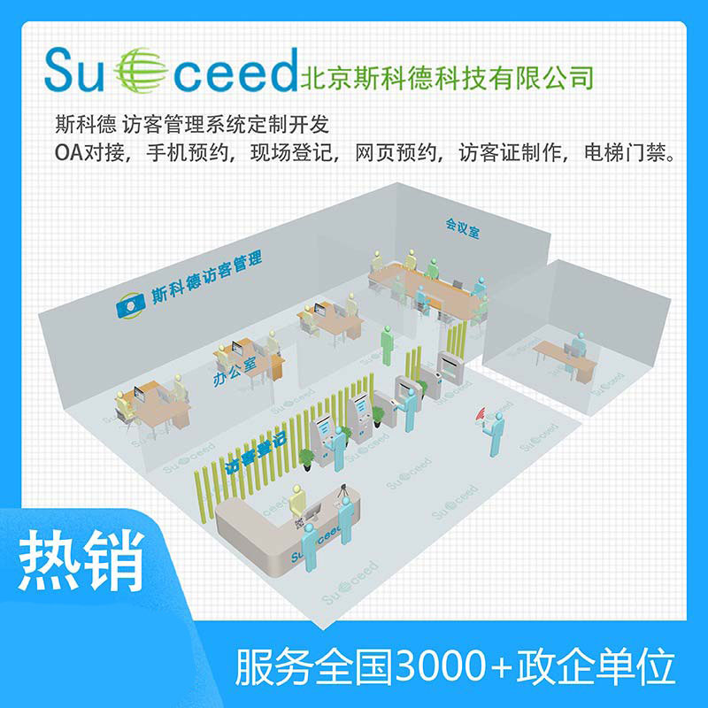 斯科德智能访客管理解决方案图片