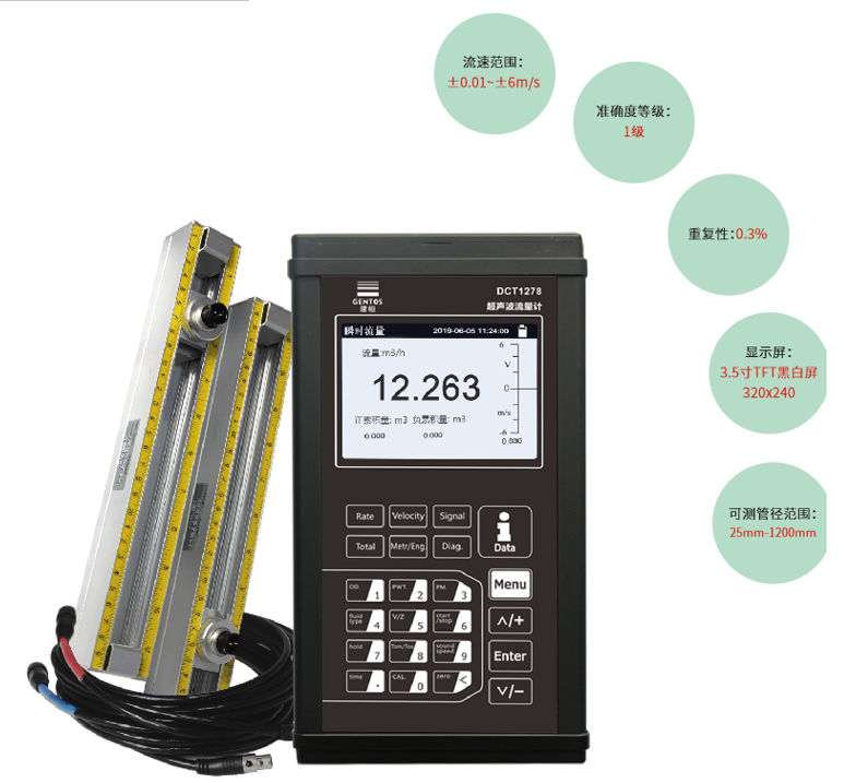 手持式超声波流量计DCT1278图片