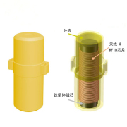 RFID识别埋地光缆标签，HDX格式低频电子标识器，RFID地埋标签