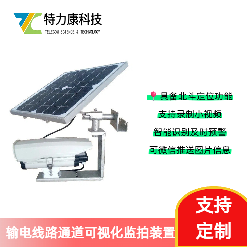输电线路图像智能分析终端 输电线路通道监测装置（普光）智能预警护电网图片