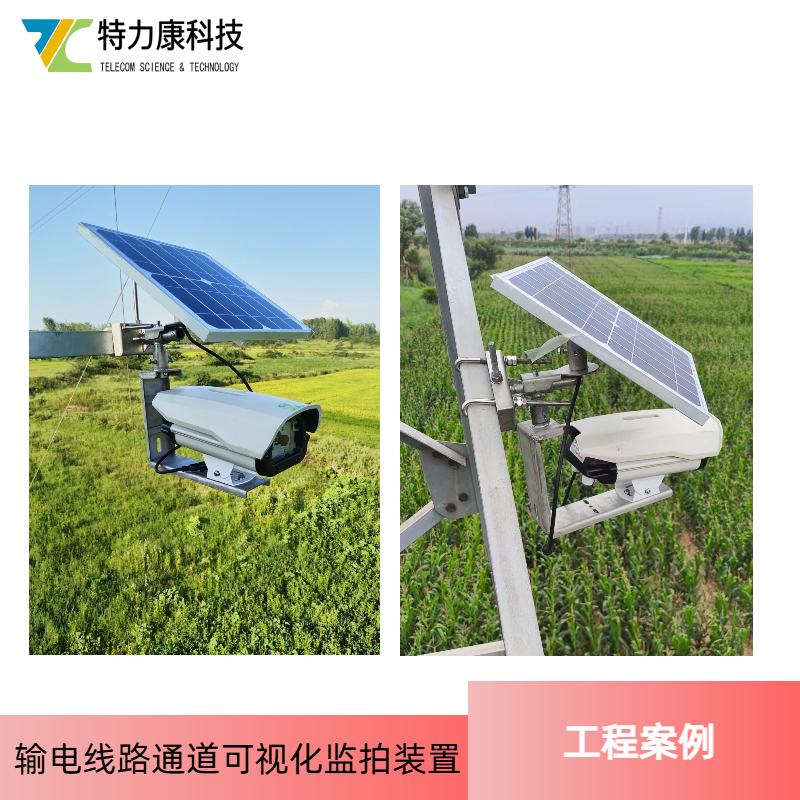 输电线路图像智能分析终端 输电线路通道监测装置（普光）智能预警护电网图片