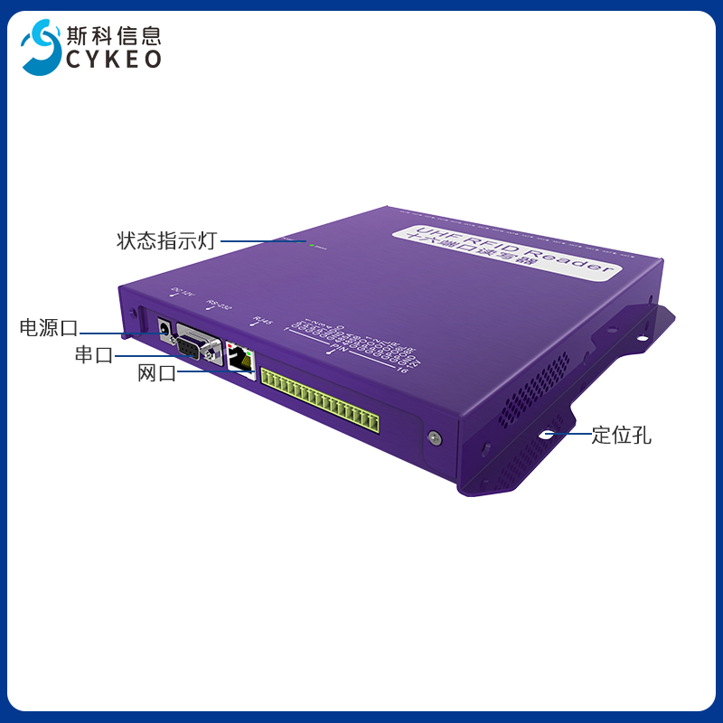 分体式超高频rfid读写器仓库物流距离多通道读卡器电子标签阅读器图片