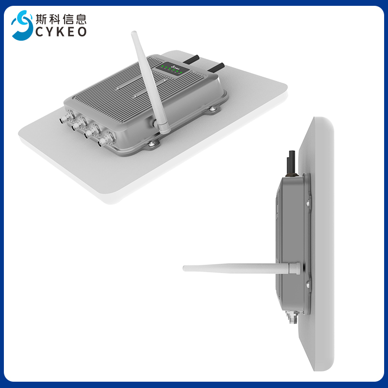 9dBi远距离物流生产线物料仓储门禁停车管理固定式RFID读写一体机图片