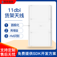 rfid门禁天线超高频UHF射频感应小型薄嵌入式安装智能柜货架天线