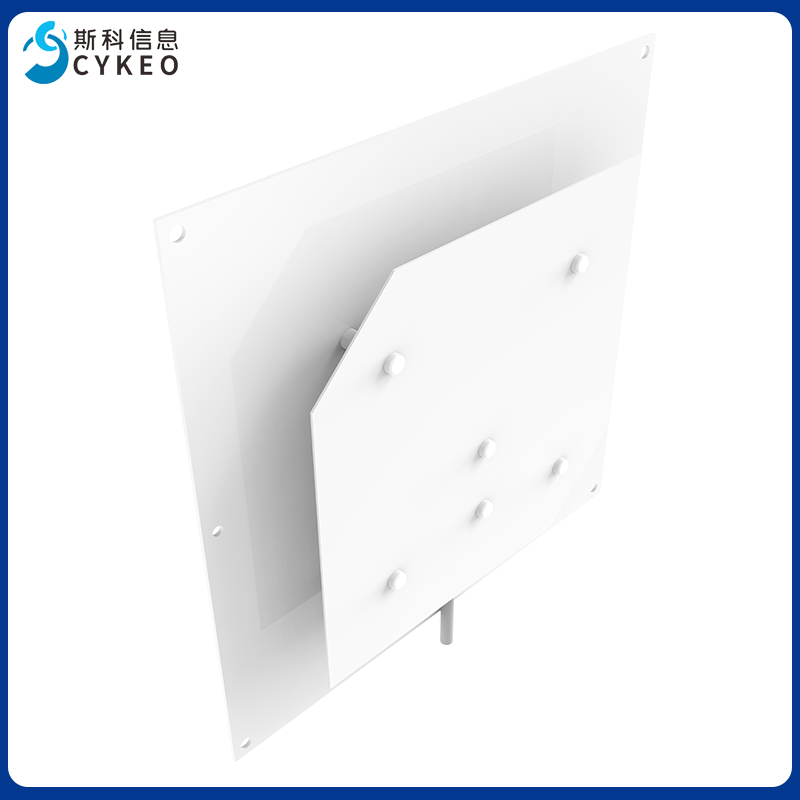 rfid门禁天线超高频UHF射频感应小型薄嵌入式安装智能柜货架天线图片