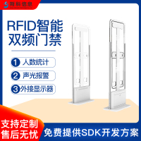 RFID智能双频安全门禁HF/UHF资产管理追踪多标签读取感应通道门
