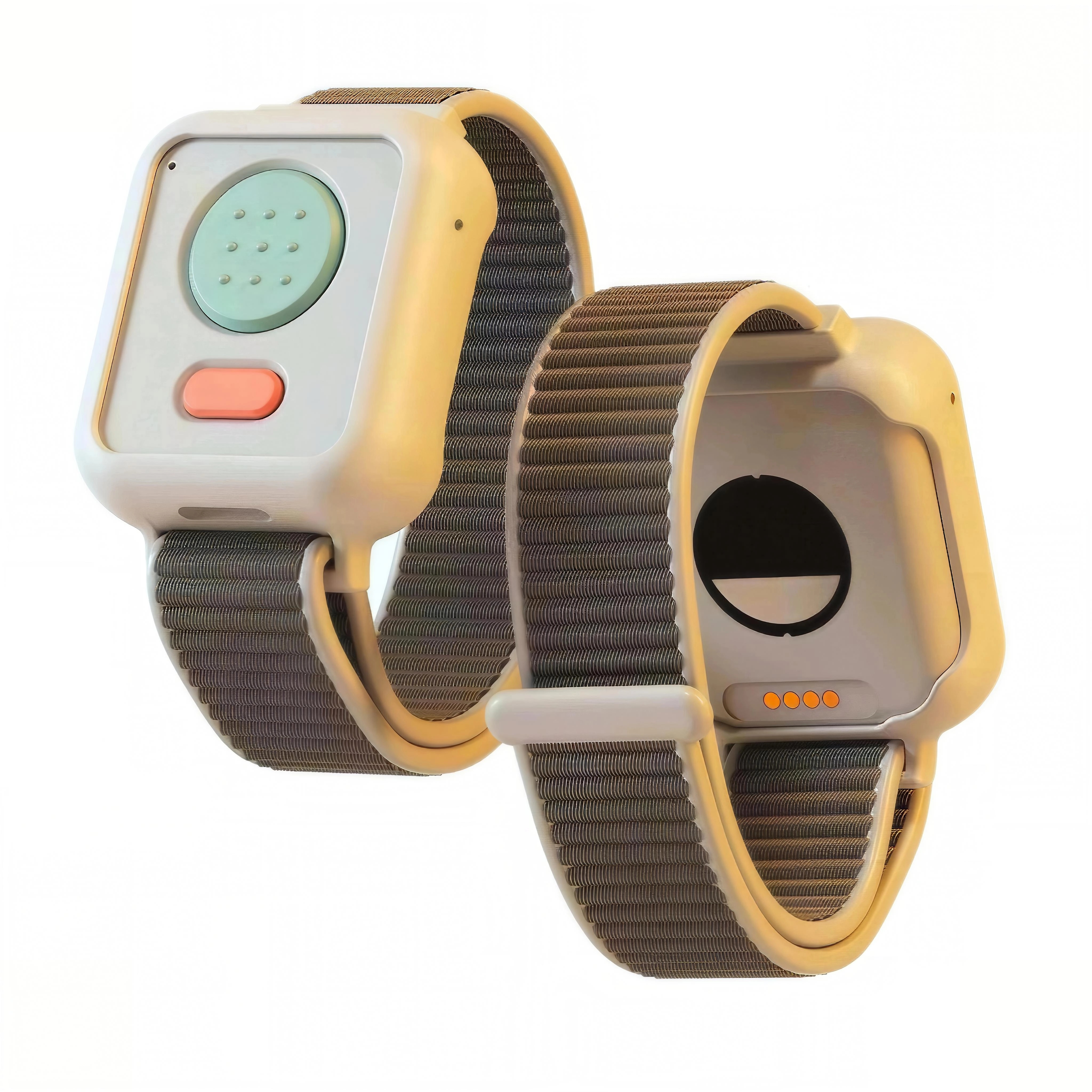 挂脖4G心率血压老人家用监测防水报警器一键SOS通话腕带智能手环图片