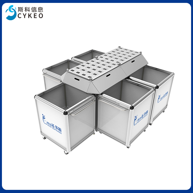 RFID智能分拣线物品自动化分拣设备斜摆轮物流多角度自动分拣线图片