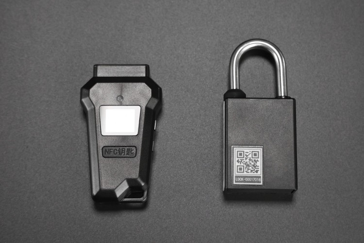 NFC无源锁 NFC挂锁 NFC智能锁 钥匙反向供电 手机反向供电图片