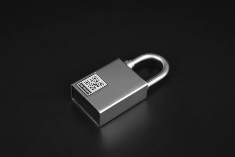 NFC无电挂锁 NFC挂锁 NFC智能锁 钥匙反向供电图片