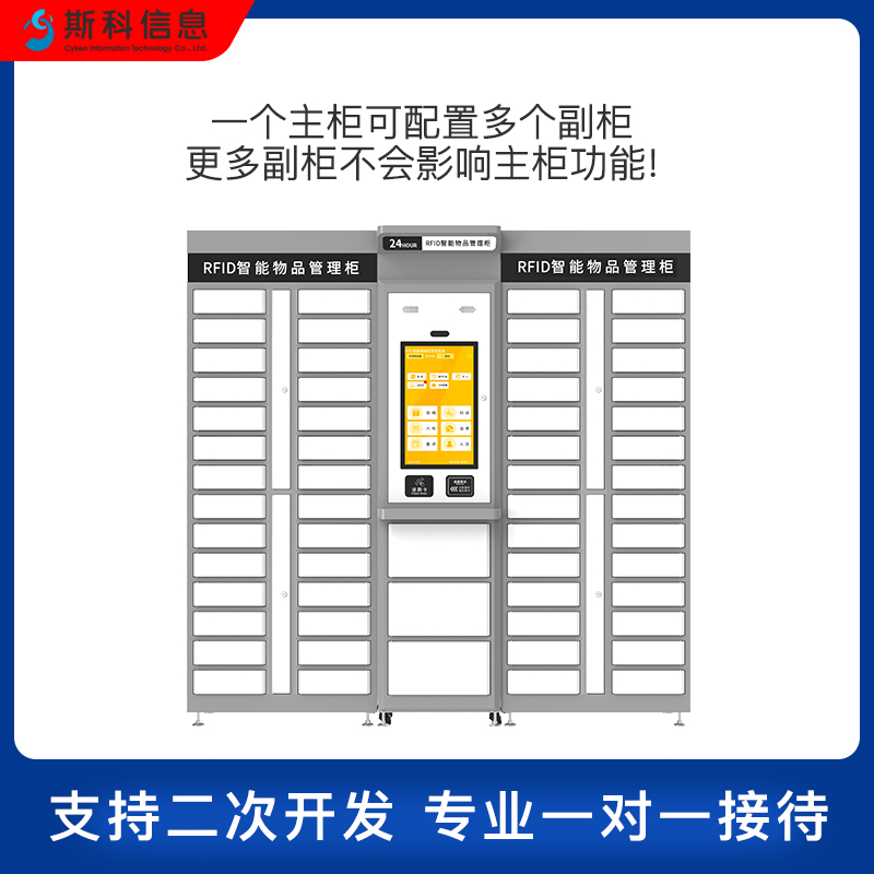RFID智能物品柜RFID识别智能管理储物柜工厂仓库零配件智能存柜图片