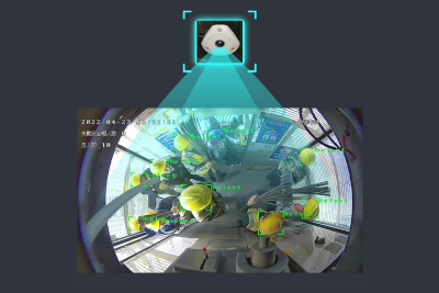 AI人数统计识别摄像机保障工地升降机运行平稳