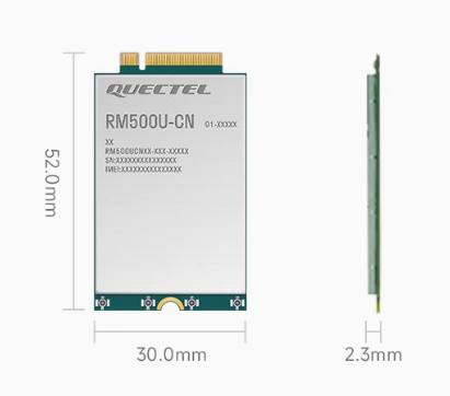 移远Quectel-RM500U-5G全网通模块工业级网关M.2封装无线通信模组图片