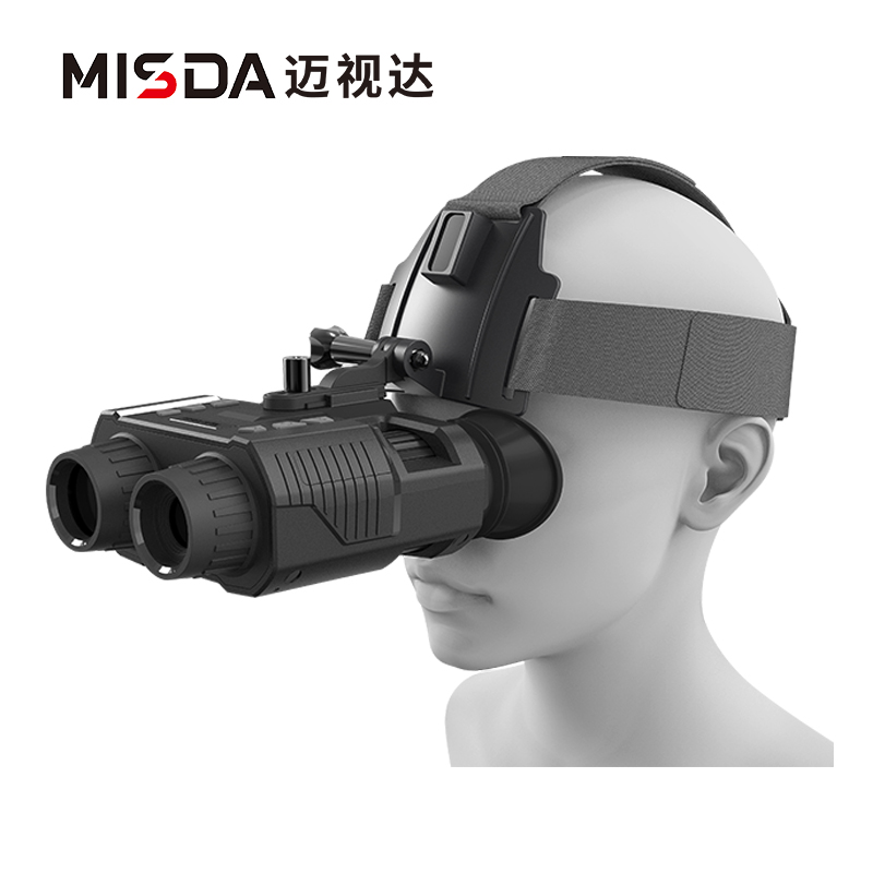 迈视达NVG80 头戴式数码夜视仪 自带翻斗车可搭配头盔 昼夜可用图片