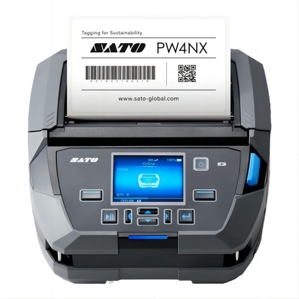 SATO佐藤 PW4NX 4英寸移动式高速标签打印机 2.4英寸彩色显示屏图片