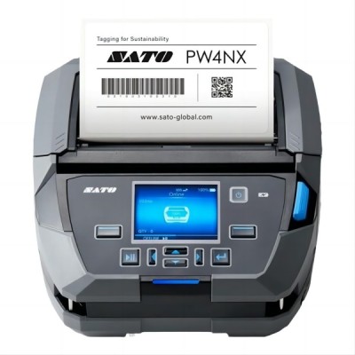 SATO佐藤 PW4NX 4英寸移动式高速标签打印机 2.4英寸彩色显示屏