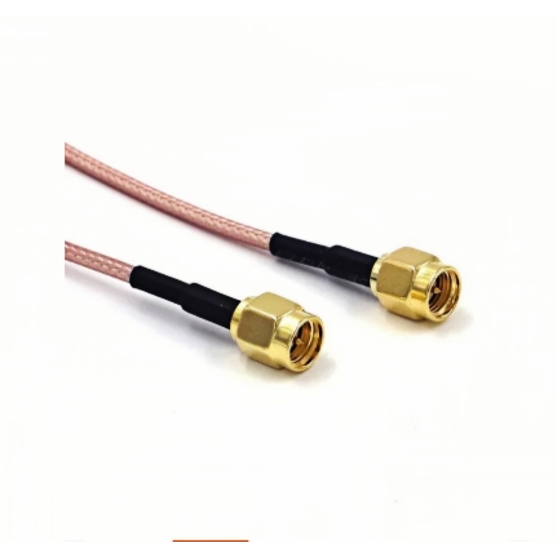 天线转接线 射频同轴线 SMA 公头内螺内针转公头内螺内针  RG178 线长150mm   RF射频连接线  适用所有射频发射 / 接收通信系统图片