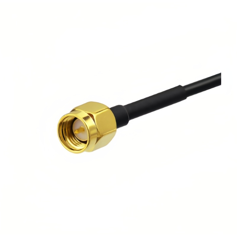 天线转接线 射频同轴线 SMA 公头内螺内针转剥线  RG178 线长150mm   RF射频连接线  适用所有射频发射 / 接收通信系统图片