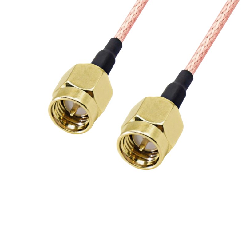 天线转接线 射频同轴线 SMA 公头内螺内针转公头内螺内针  RG178 线长150mm   RF射频连接线  适用所有射频发射 / 接收通信系统图片