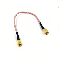 天线转接线 射频同轴线 SMA 公头内螺内针转公头内螺内针  RG178 线长150mm   RF射频连接线  适用所有射频发射 / 接收通信系统