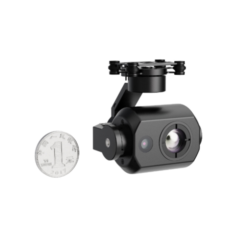 MISDA光电吊舱M70微型三轴双光稳像无人机红外相机支持AI识别图片