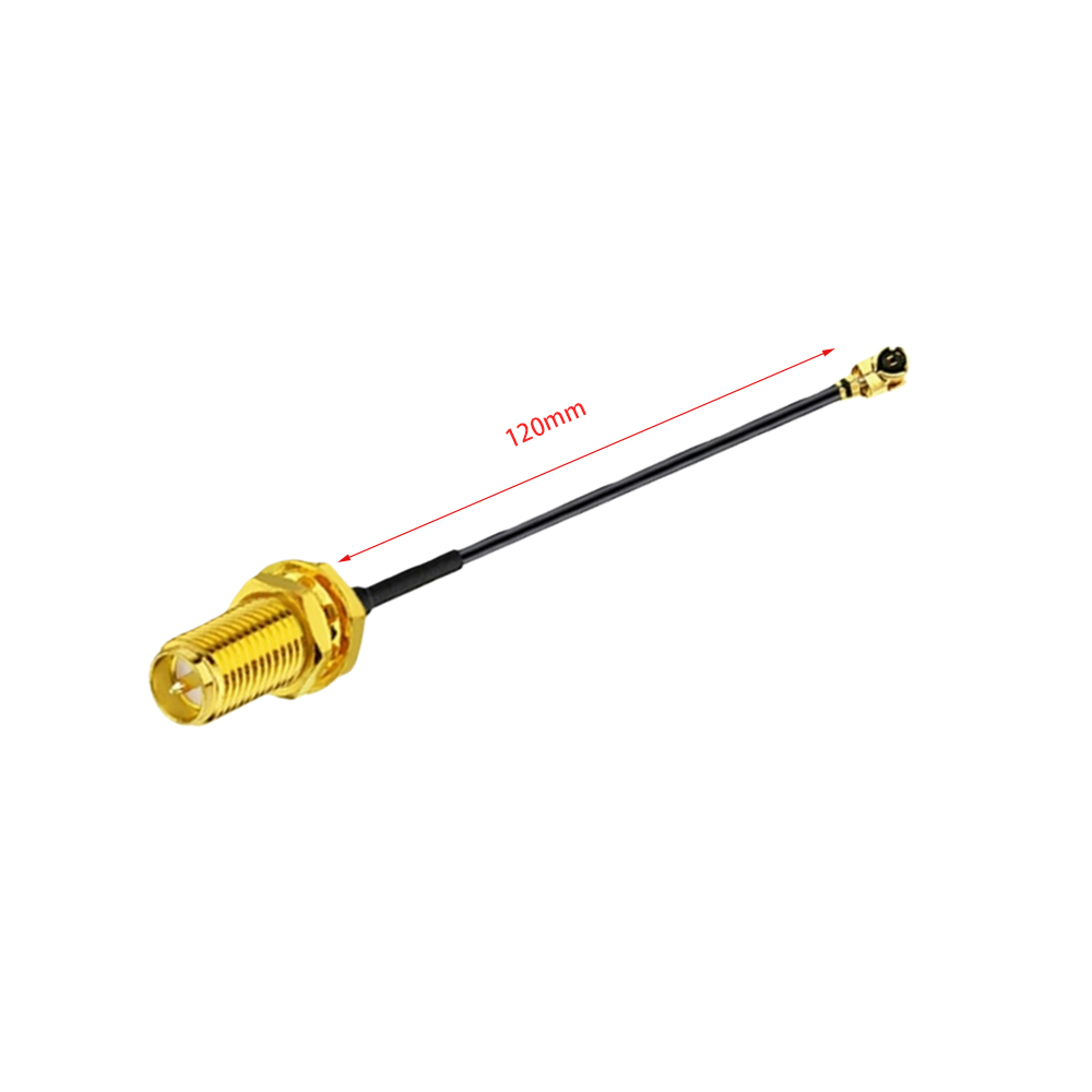 天线转接线 射频同轴线 SMA 母头外螺内针转IPEX G1  RG1.13 线长120mm  4件套 RF射频连接线  适用所有射频发射 / 接收通信系统图片