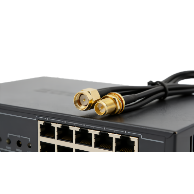 天线转接线 射频同轴线 SMA母头外螺内针转 SMA-J 公头内螺内针  RG174 线长1米   RF射频连接线  适用所有射频发射 / 接收通信系统图片