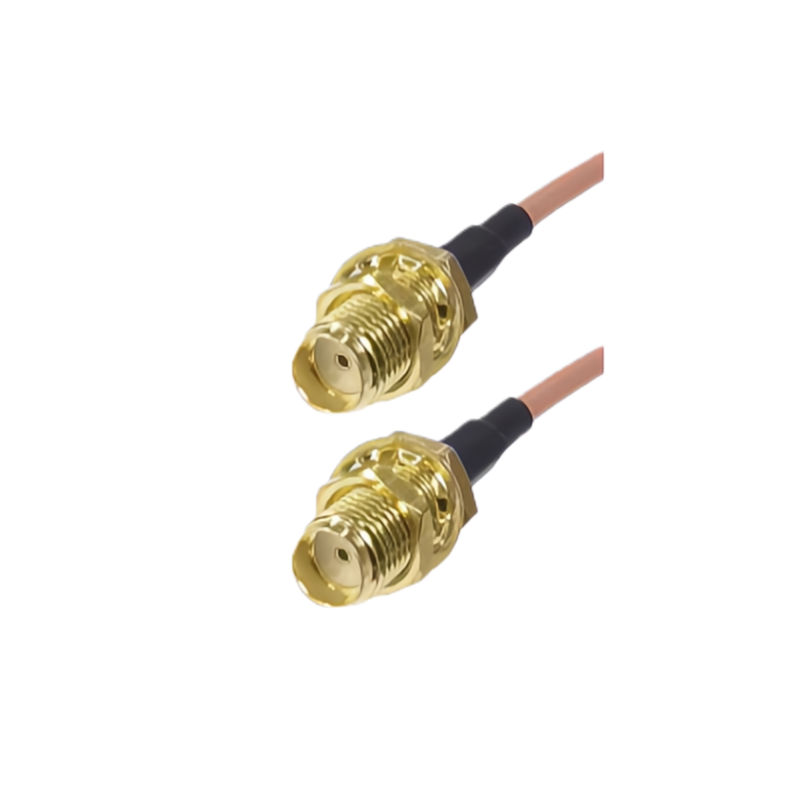 天线转接线 射频同轴线 SMA母头外螺内孔转 MCX 直头  RG178 线长150mm   RF射频连接线  适用所有射频发射 / 接收通信系统图片