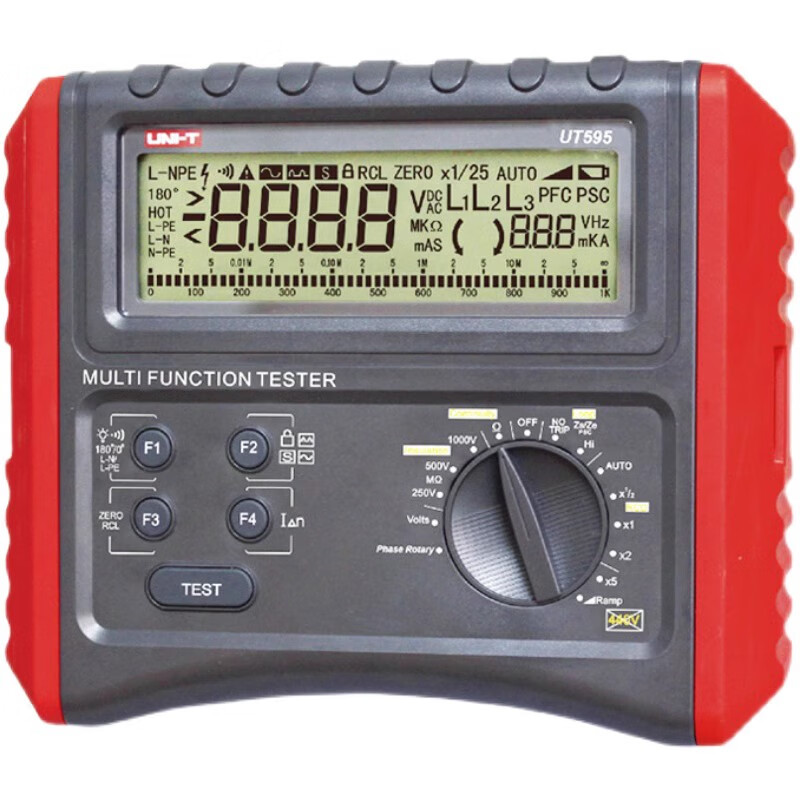 优利德UT572智能接地电阻测试仪UT595电气综合测试仪数字漏电保护器开关图片
