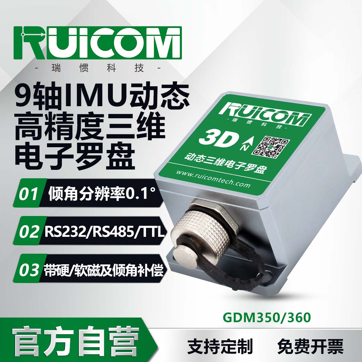 GDM360 动态三维电子罗盘图片