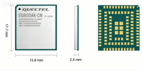 移远EG800AK系列 超小尺寸LTE Cat 1bis模组图片
