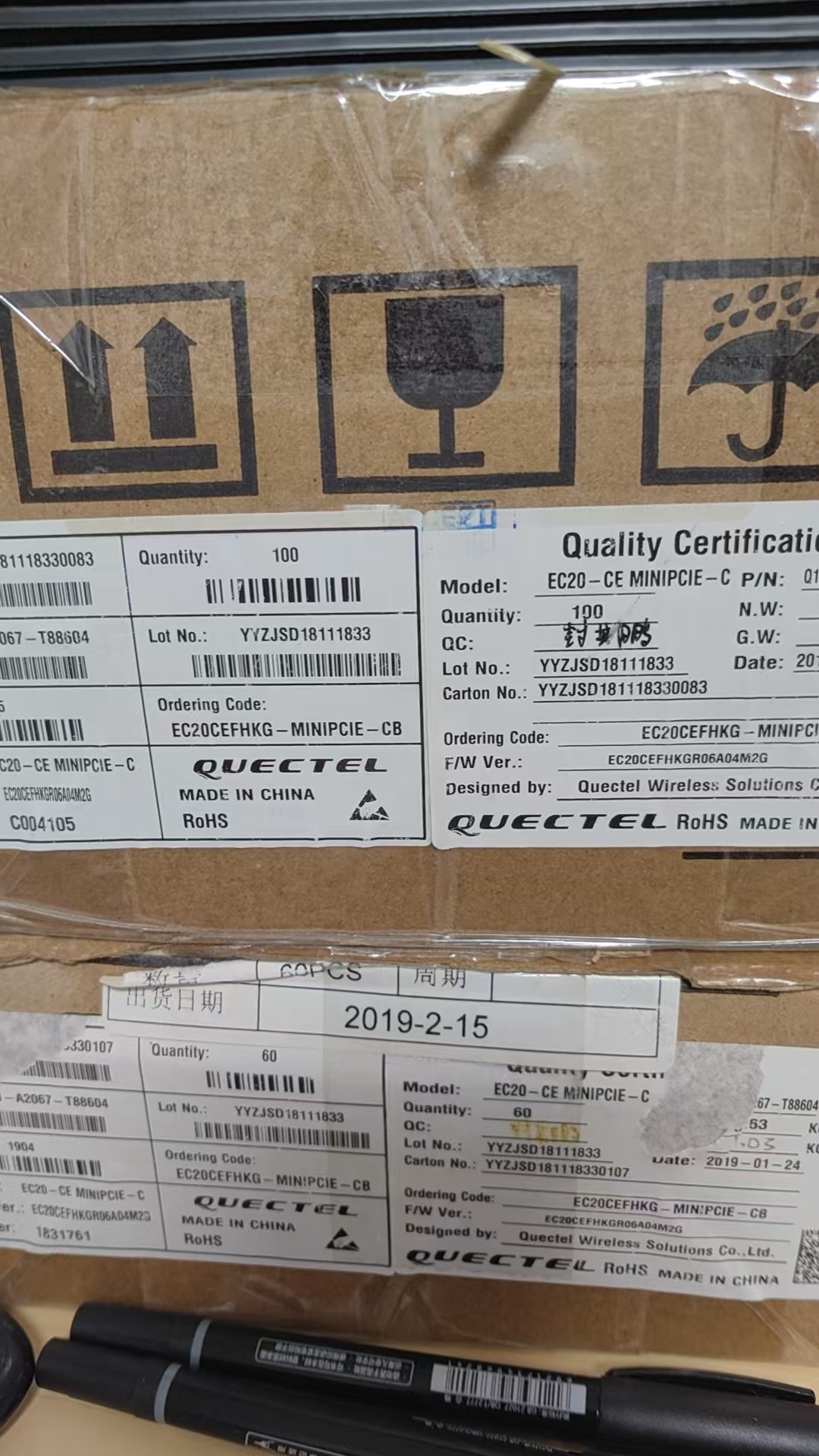 全新原装移远EC20CEFHKG MINIPCIE模块全网通4G EC20模块图片